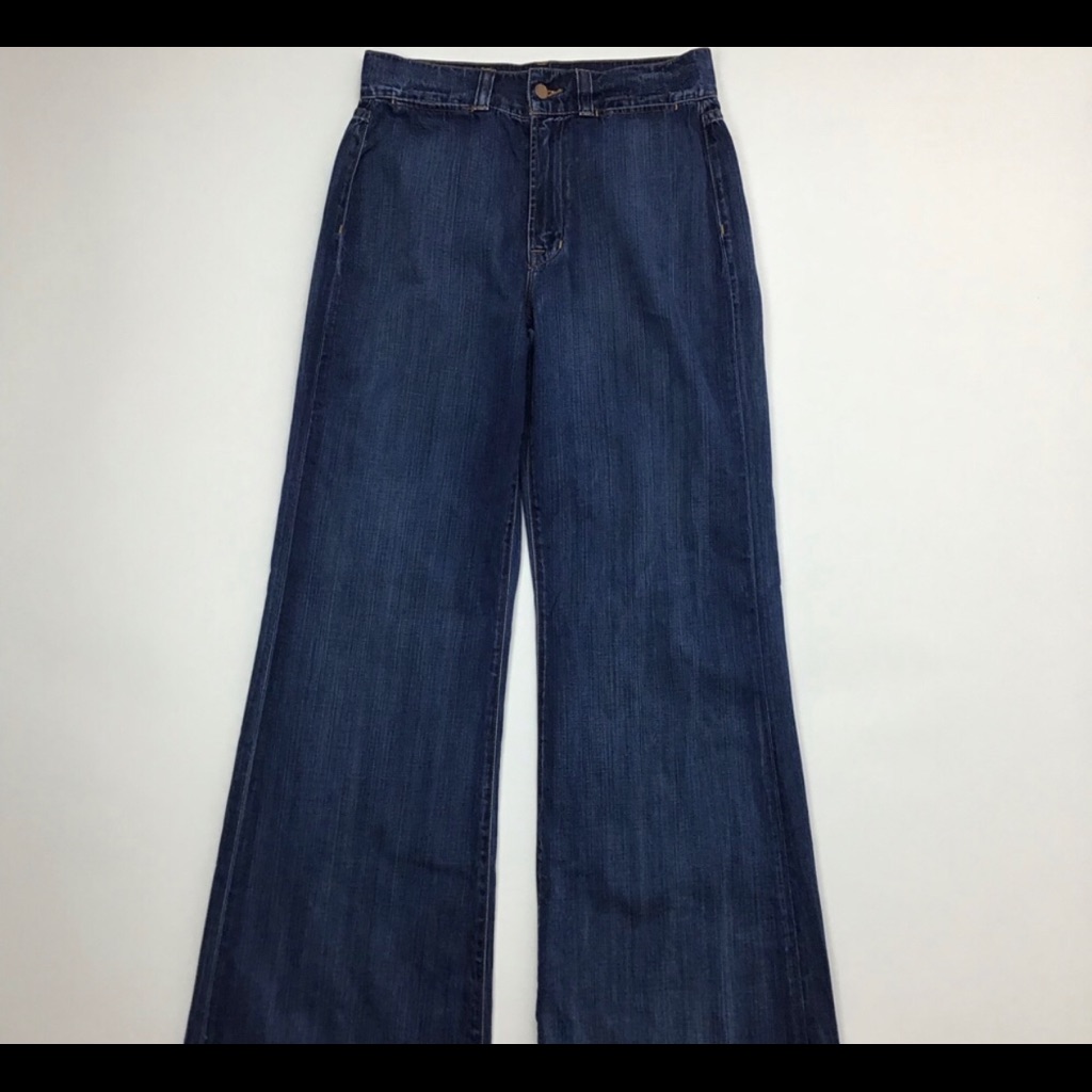 J Brand Wide Leg High Rise Soft Denim 28